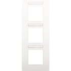 Niko - PLAQUE TRIPLE, 71MM D'ENTRAXE, AVEC FENÊTRE TRANSPARANTE