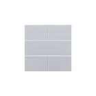 Niko - SET DE FINITION BOUTON-POUSS. QUADRUPLE, LIBRE DE POTENTIEL 24V