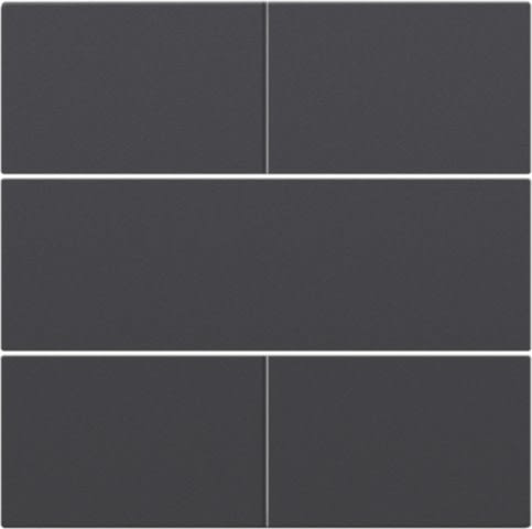 Niko - SET DE FINITION BOUTON-POUSS. QUADRUPLE, LIBRE DE POTENTIEL 24V