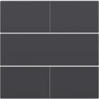 Niko - SET DE FINITION BOUTON-POUSS. QUADRUPLE, LIBRE DE POTENTIEL 24V