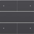 Niko - SET DE FINITION BOUTON-POUSS. QUADR. LIBRE DE POTENTIEL 24V, LED