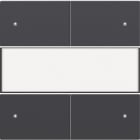 Niko - SET DE FINITION BOUTON QUADR., LIBRE DE POTENT., ÉTIQUETTE, LED