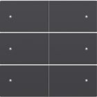 Niko - SET DE FINITION BOUTON-POUSS. SEXT. LIBRE DE POTENTIEL 24V, LED
