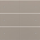 Niko - SET DE FINITION BOUTON-POUSS. SEXT. LIBRE DE POTENTIEL 24V, LED