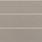 Niko - SET DE FINITION BOUTON-POUSS. SEXT. LIBRE DE POTENTIEL 24V, LED