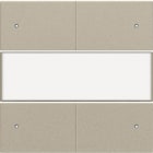 Niko - SET DE FINITION BOUTON QUADR., LIBRE DE POTENT., ÉTIQUETTE, LED