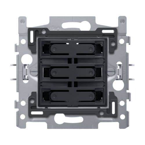 Niko - SOCLE BOUTON-POUSS. QUADR., LIBRE DE POTENTIEL 24V, NO, GRIFFES