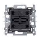 Niko - SOCLE BOUTON-POUSS. QUADR., LIBRE DE POTENTIEL 24V, NO, GRIFFES