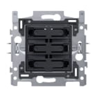 Niko - SOCLE BOUTON-POUSSOIR SEXT., LIBRE DE POTENTIEL 24V, NO, GRIFFES