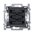 Niko - SOCLE BOUTON-POUSSOIR SEXTUPLE, LIBRE DE POTENTIEL 24V, NO, VIS