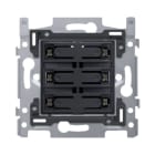 Niko - SOCLE BOUTON-POUSS. SEXT., LIBRE DE POTENTIEL 24V, NO, LED, VIS