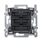 Niko - SOCLE BOUTON-POUSS. SEXT., LIBRE DE POTENTIEL 24V, NO, LED, VIS