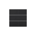 Niko - SET DE FINITION BOUTON-POUSS. QUADRUPLE, LIBRE DE POTENTIEL 24V