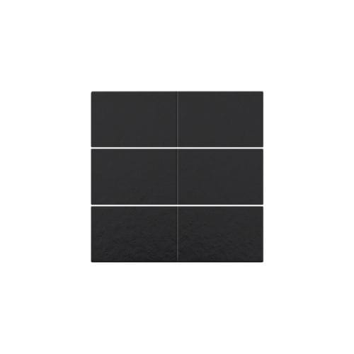 Niko - SET DE FINITION BOUTON-POUSS. SEXTUPLE, LIBRE DE POTENTIEL 24V