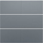 Niko - SET DE FINITION BOUTON-POUSS. QUADRUPLE, LIBRE DE POTENTIEL 24V