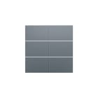 Niko - SET DE FINITION BOUTON-POUSS. SEXTUPLE, LIBRE DE POTENTIEL 24V