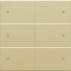 Niko - SET DE FINITION BOUTON-POUSS. SEXT. LIBRE DE POTENTIEL 24V, LED