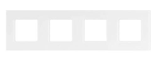 Niko - PLAQUE DE RECOUVREMENT QUADRUPLE AVEC 71MM D'ENTRAXE