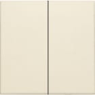 Niko - SET DE FINITION INTERRUPTEUR OU BOUTON-POUSSOIR DOUBLE ÉLECTR.