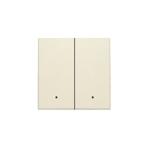 Niko - SET DE FINITION INTERRUPTEUR/BOUTON DBL ÉLECTRON., AVEC LENTILLE