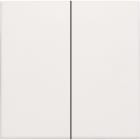 Niko - SET DE FINITION INTERRUPTEUR OU BOUTON-POUSSOIR DOUBLE ÉLECTR.