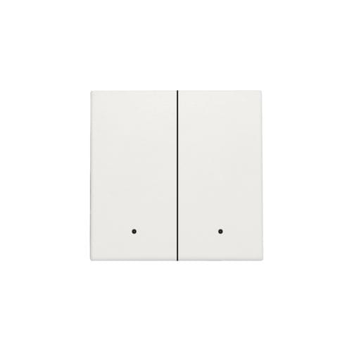 Niko - SET DE FINITION INTERRUPTEUR/BOUTON DBL ÉLECTRON., AVEC LENTILLE