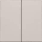 Niko - SET DE FINITION INTERRUPTEUR OU BOUTON-POUSSOIR DOUBLE ÉLECTR.