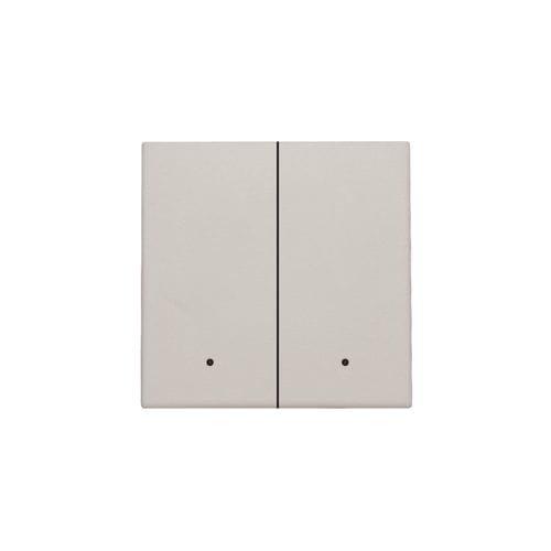 Niko - SET DE FINITION INTERRUPTEUR/BOUTON DBL ÉLECTRON., AVEC LENTILLE