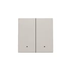 Niko - SET DE FINITION INTERRUPTEUR/BOUTON DBL ÉLECTRON., AVEC LENTILLE