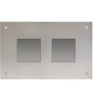 Niko - PLAQUE FRONTALE ET BOÎTE D'ENCASTREMENT PR POSTE EXT. MODULAIRE