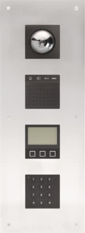 Niko - POSTE EXTÉRIEUR VIDÉO MODULAIRE AVEC 4 MODULES, À ENCASTRER