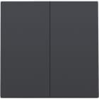 Niko - SET DE FINITION INTERRUPTEUR OU BOUTON-POUSSOIR DOUBLE ÉLECTR.