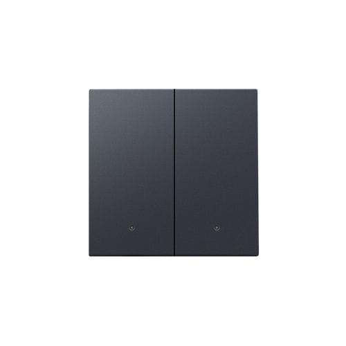 Niko - SET DE FINITION INTERRUPTEUR/BOUTON DBL ÉLECTRON., AVEC LENTILLE