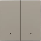 Niko - SET DE FINITION INTERRUPTEUR/BOUTON DBL ÉLECTRON., AVEC LENTILLE