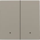 Niko - SET DE FINITION INTERRUPTEUR/BOUTON DBL ÉLECTRON., AVEC LENTILLE