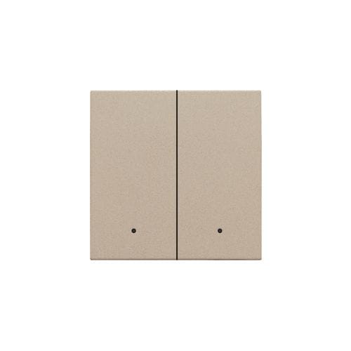 Niko - SET DE FINITION INTERRUPTEUR/BOUTON DBL ÉLECTRON., AVEC LENTILLE