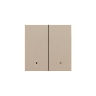 Niko - SET DE FINITION INTERRUPTEUR/BOUTON DBL ÉLECTRON., AVEC LENTILLE