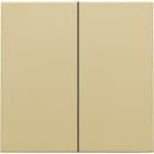 Niko - SET DE FINITION INTERRUPTEUR OU BOUTON-POUSSOIR DOUBLE ÉLECTR.