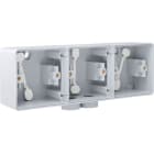 Niko - BOÎTE EN SAILLIE TRIPLE ÉTANCHE POUR 3 FONCTIONS, 2 ENTRÉES M20