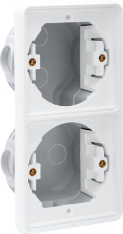 Niko - BOÎTE D'ENCASTREMENT DOUBLE VERTICALE ÉTANCHE POUR 2 FONCTIONS