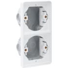 Niko - BOÎTE D'ENCASTREMENT DOUBLE VERTICALE ÉTANCHE POUR 2 FONCTIONS