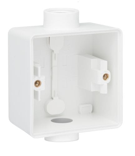 Niko - BOÎTE EN SAILLIE SIMPLE ÉTANCHE POUR 1 FONCTION, 2 ENTRÉES M20