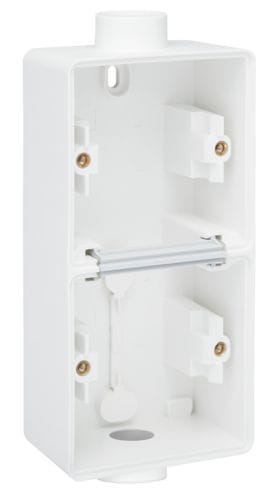 Niko - BOÎTE EN SAILLIE DOUBLE ÉTANCHE POUR 2 FONCTIONS, 2 ENTRÉES M20