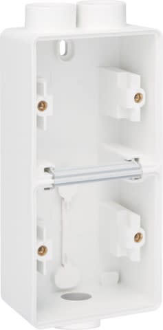 Niko - BOÎTE EN SAILLIE DOUBLE ÉTANCHE POUR 2 FONCTIONS, 3 ENTRÉES M20