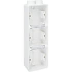 Niko - BOÎTE EN SAILLIE TRIPLE ÉTANCHE POUR 3 FONCTIONS, 2 ENTRÉES M20