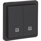 Niko - BOUTON-POUSSOIR DOUBLE ÉCLAIRABLE ÉTANCHE 10A, NO/NC, VIS