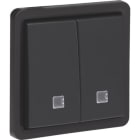 Niko - BOUTON-POUSSOIR DOUBLE ÉCLAIRABLE ÉTANCHE 10A, NO/NC, VIS