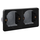 Niko - BOÎTE D'ENCASTREMENT DOUBLE HORIZONTALE ÉTANCHE POUR 2 FONCTIONS
