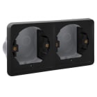 Niko - BOÎTE D'ENCASTREMENT DOUBLE HORIZONTALE ÉTANCHE POUR 2 FONCTIONS
