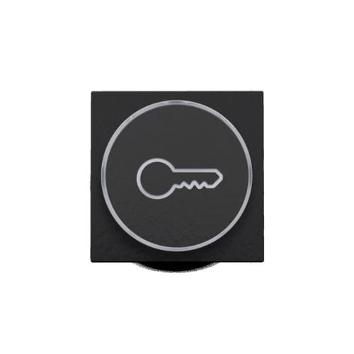 Niko - FINITION AVEC SYMBOLE CLÉ POUR BOUTON-POUSSOIR 6A AVEC CULOT E10